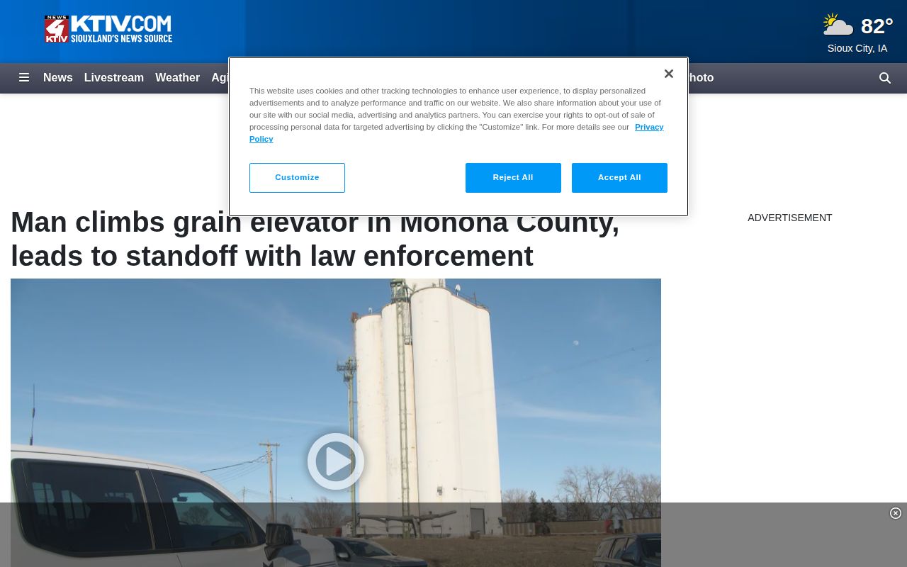 Regional KTIV Monona County arrest news and custody story