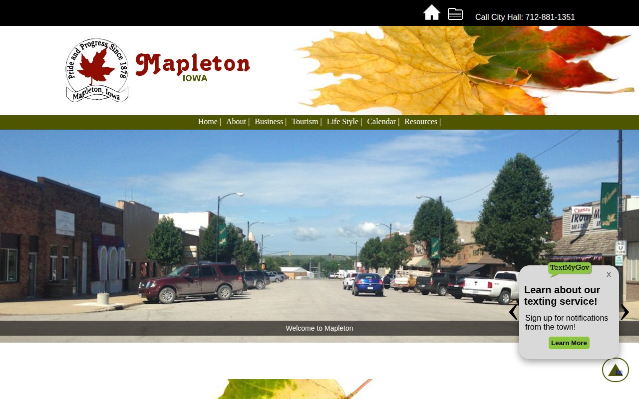 Official Mapleton city website for police arrest record requests